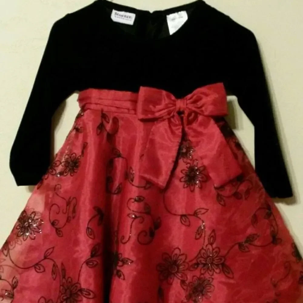 Sparkly Blueberi Boulevard Christmas Dress 24 M